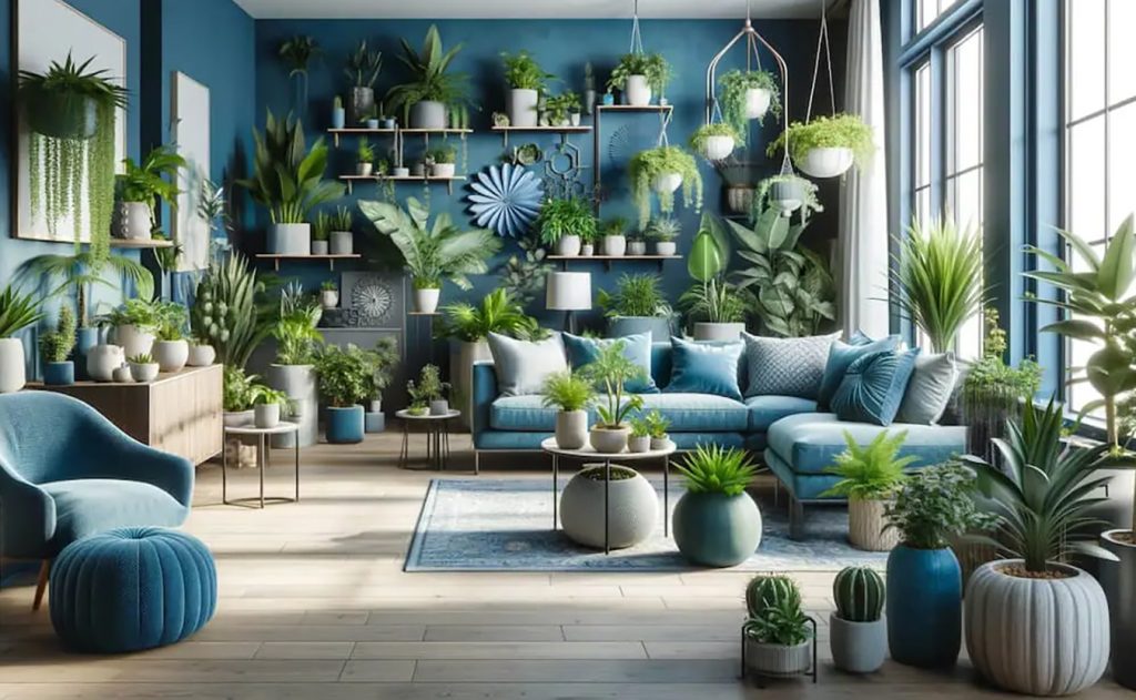 najboljih biljaka koje ce upotpuniti plavi dekor u kuci