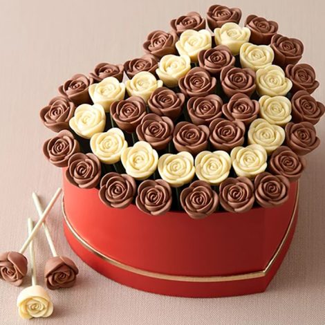 Belgian Chocolate Roses Love Struck