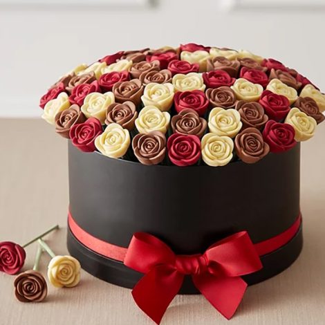 Belgian Chocolate Roses – Love and Romance