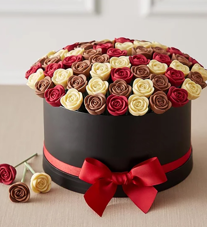 Belgian Chocolate Roses – Love and Romance