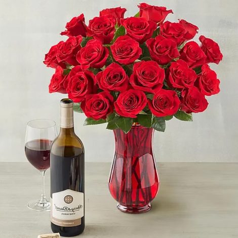 vino i ruze